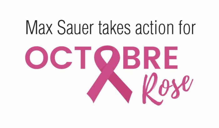 Max Sauer takes action forOctobre Rose