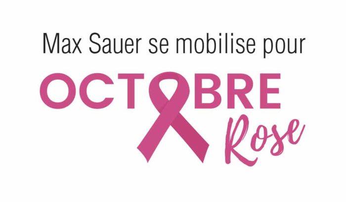 Max Sauer se mobilise pour Octobre Rose